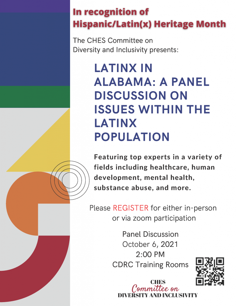 Latinx in Alabama: Panel Discussion on Issues within the Latinx Population