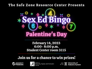 Sex Ed Bingo