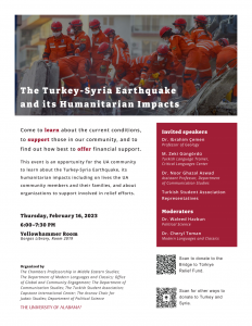Turkey-Syria earthquake event