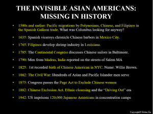 Invisible Asian Americans