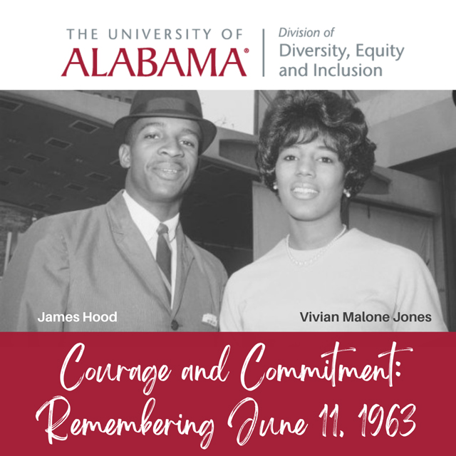 Image of James Hood and Vivian Malone Jones. Courage and Commitment: Remembering June 11, 1963.