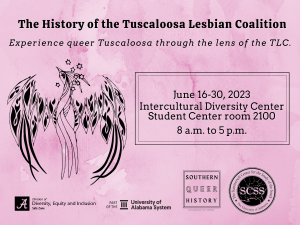 History of Tuscaloosa Lesbian Coalition Exhibit