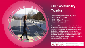 Accessibility training