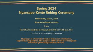 Nyansapo Kente Robing Ceremony